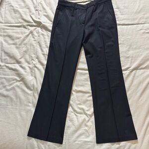 Theory Black Boot-Cut Trousers